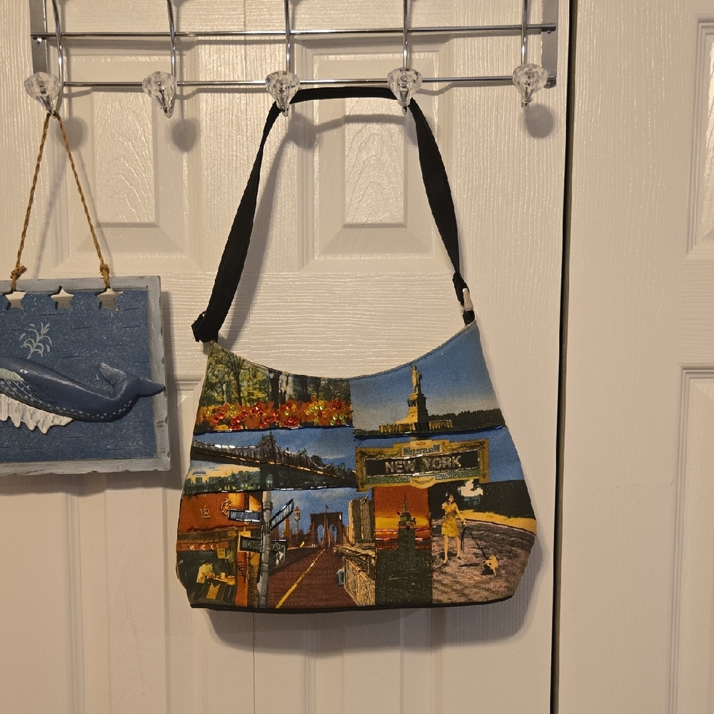 Scenic Print Shoulder Bag